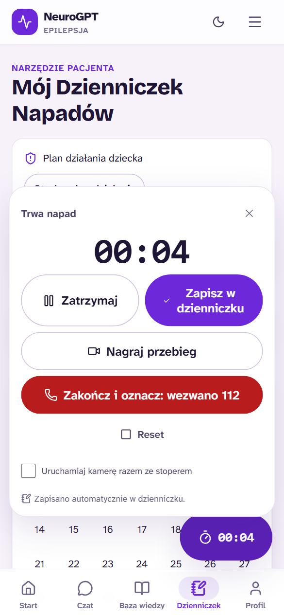 Stoper napadu jednym kciukiem